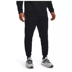 UNDER‎ ARMOUR Men's Fleece Jogger Pants Loose Stretch Waist Black Size XL
